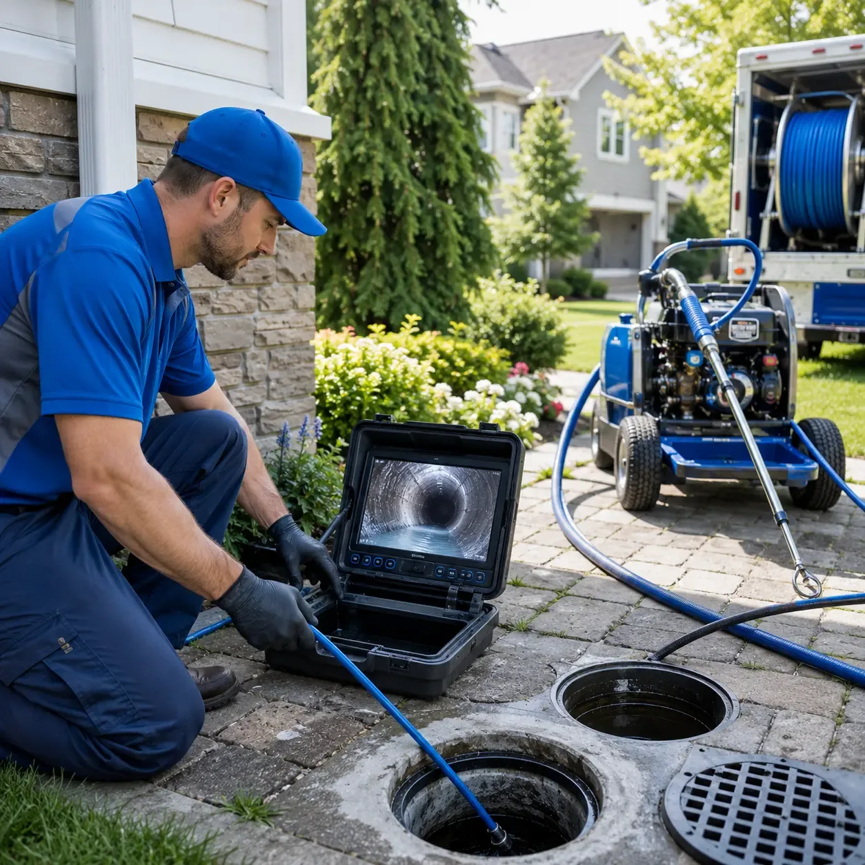 Outdoor drain cleaning professionals serving Smithfield, ME